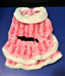 Very soft chenille coat with collar 